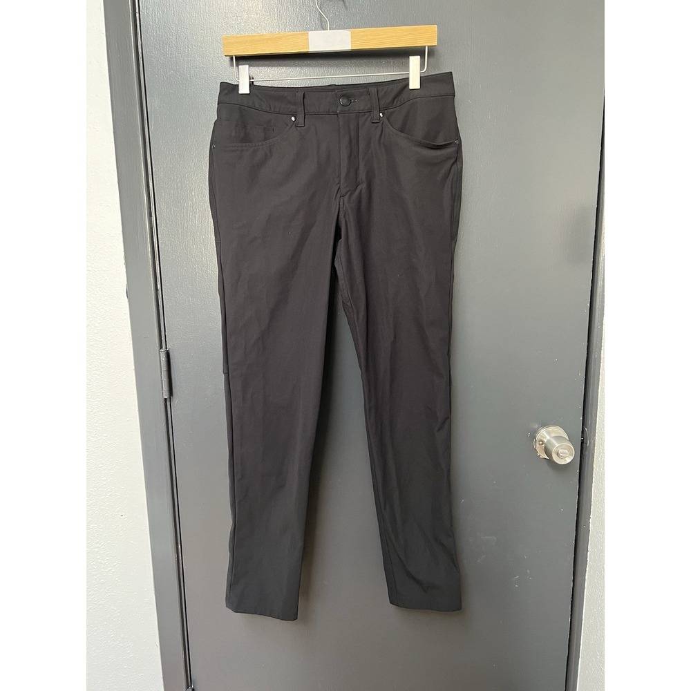 Lululemon ABC Slim Pant Mens Black Stretch Sz 30 Warpstreme LM5972S Flex